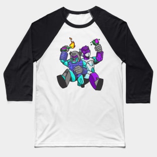 Darkwind & Dreadwing: Powermasters Gone Bad Baseball T-Shirt